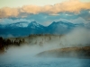 Sunrise at West Yellowstone, Montana by Linda Brinckerhoff